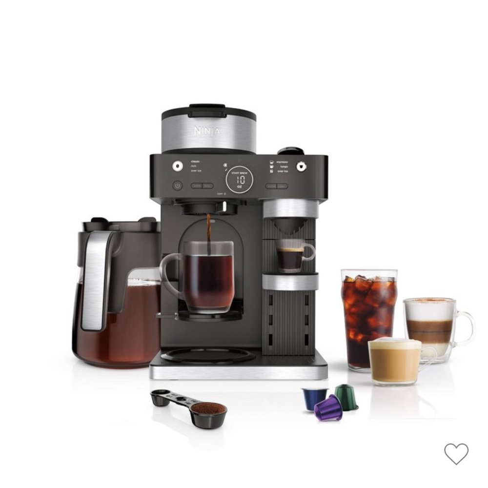 Ninja Multi-Function Coffee System in Black and Silver